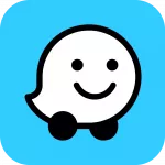 Logo Waze pour l’itinéraire vers le cabinet